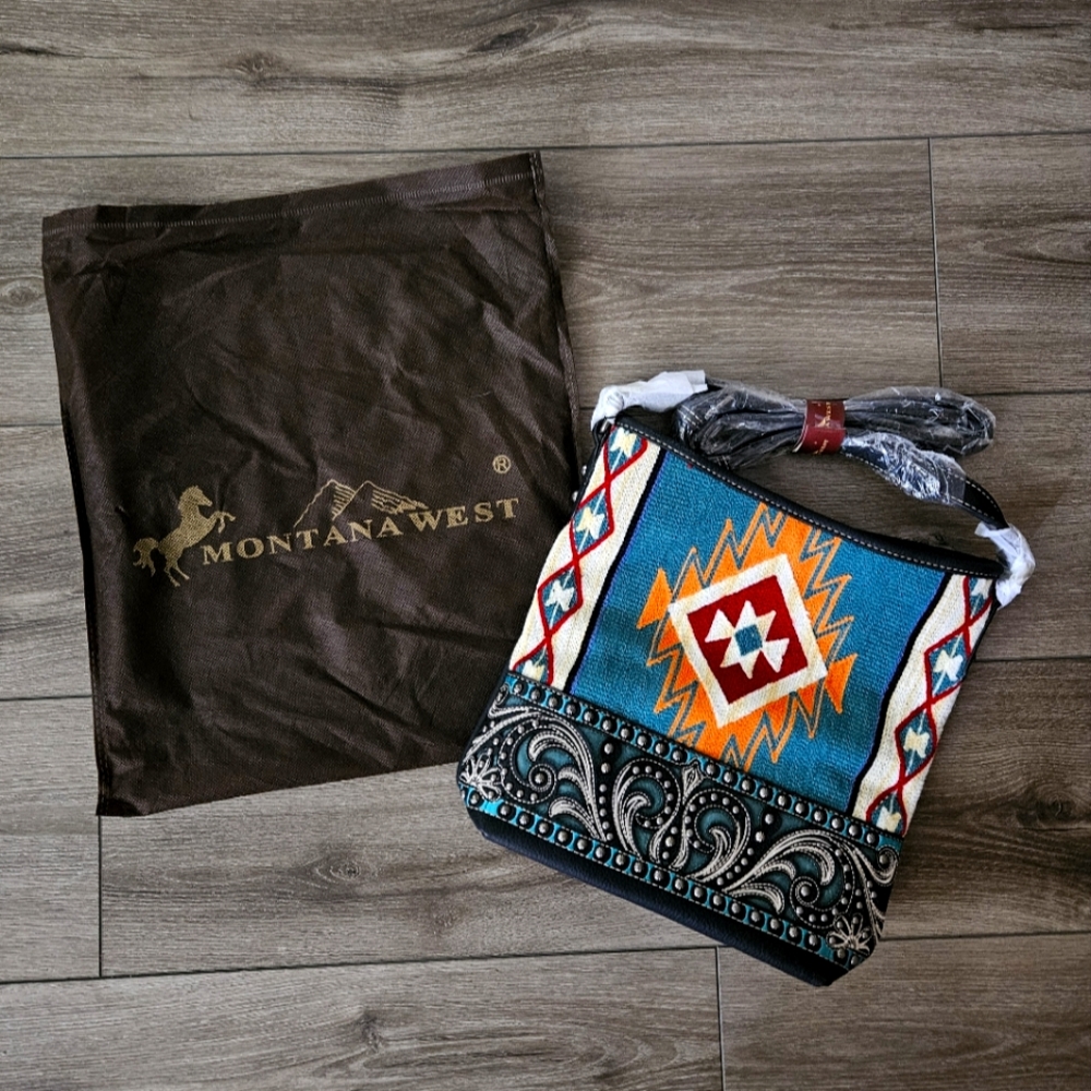 Montana West Aztec Tapestry Crossbody